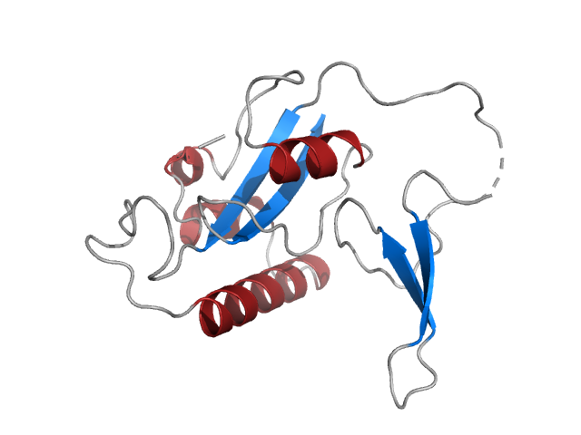 Rosetta-scored protein structure
