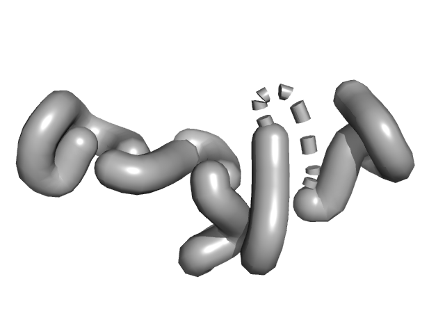 Rosetta-scored protein structure