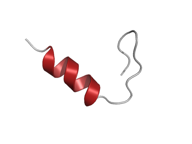 Rosetta-scored protein structure
