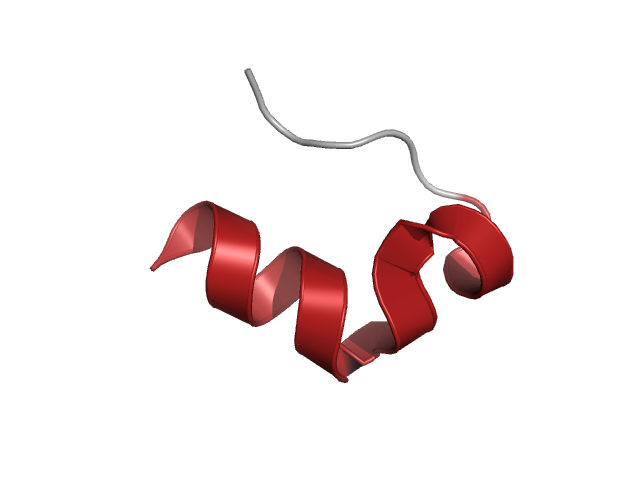 Rosetta-scored protein structure