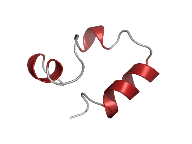 Rosetta-scored protein structure